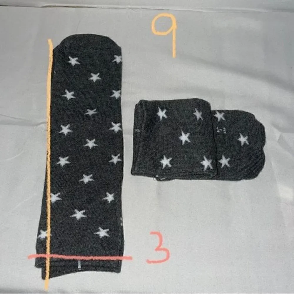 Toddler Socks Knee High Stars All over Printed Graphic Casual High Pull on Socks